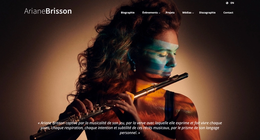 Site web de Ariane Brisson